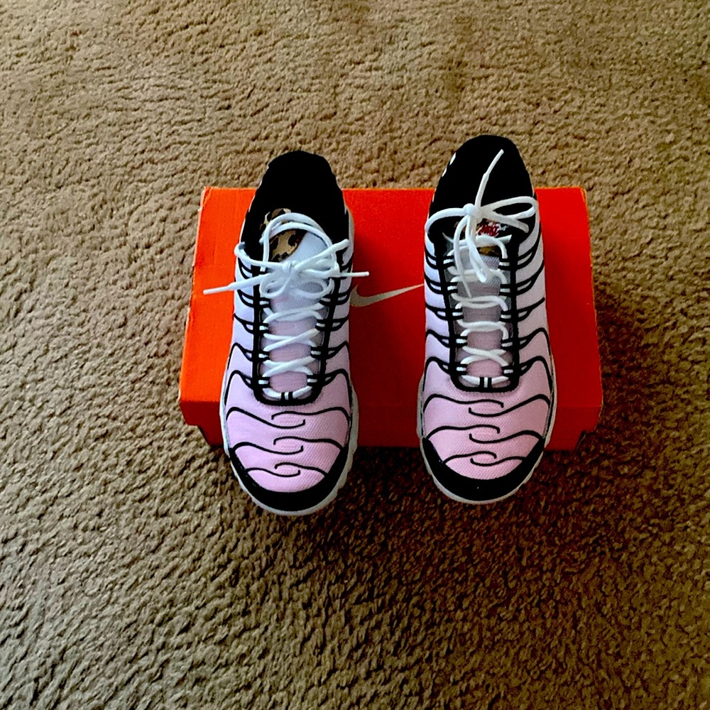 Women Pink and Black Sneakers
